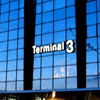 The moment we walk out of the airport what do we (not) see? The SUN is not where it used to be! It's dark! :)