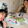 Goofing around
