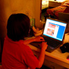 B doing research
