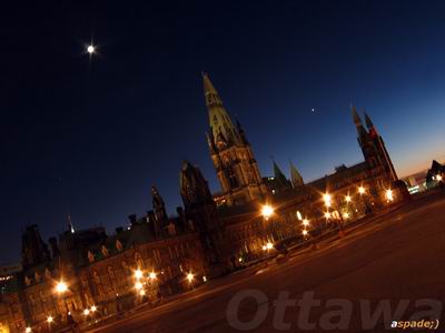 A cold night in Ottawa...